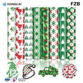 8 Christmas DTF Transfers Snowflake & Tree Print 25*30CM/9.84*11.81in /Washable Iron-on for Totes & Sweaters MegaBDM