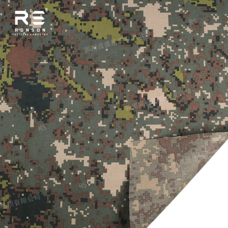 500D Nylon Cordura ROK South Korean Granite B Camouflage Fabric 100% Woven Nylon Water-Resistant PU Coated for Tactical Gears MegaBDM