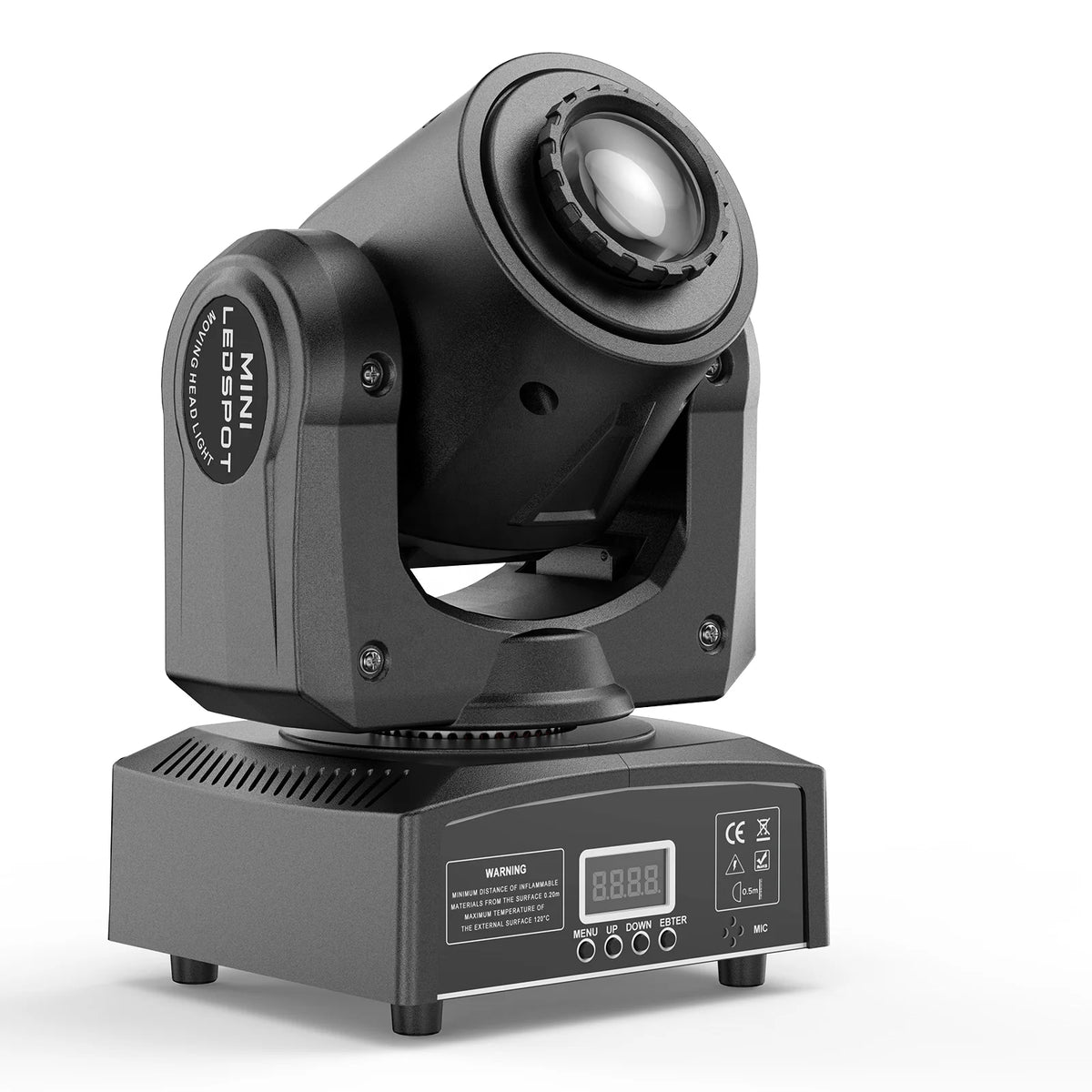 U`King 40W LED Gobos Beam Spot Moving Head Light DMX512 Sound Activated Stage Effect Lighting for Home Entertainment Party MegaBDM