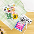 Custom Holographic Printing Outdoor Waterproof Die-Cut Stickers Cartoon Stickers Opp Bag Packaging