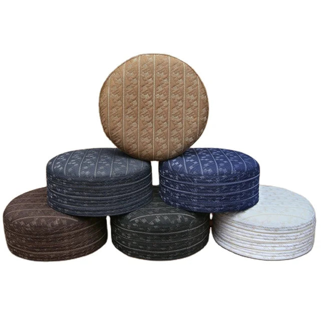 Nisaar Kufi Men's Modest Islamic Clothing and Accessories Polyester Cotton Material for Special Events Comfortable Wear