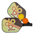 High Performance Squash Paddle with Granular Frosted Squash Balls for Players