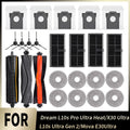 Main Roller Brush Filter Mop Dust Bag Replacement Part for Dreame L10s Pro Ultra Heat/X30 Ultra/Mova E30 Ultra /L10s Ultra Gen 2