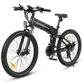 EU Stock SAMEBIKE Upgrade LO26-II 26 Inch Folding Full Suspension Comfortable Mountain Electric Bike 250W900D Ebike