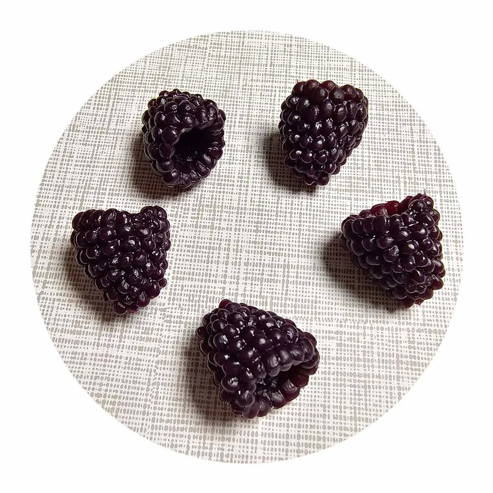 Artificial Raspberry Resin Mini Fruit Toy Home Kitchen Party Lifelike Raspberries Photography Props Wedding Decoration Ornaments