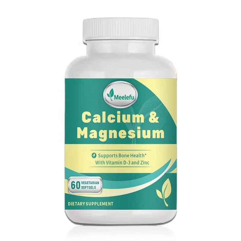 OEM/ODM Calcium & Magnesium Softgels with Vitamin D3 and Zinc for Support Bones and Teeth MegaBDM