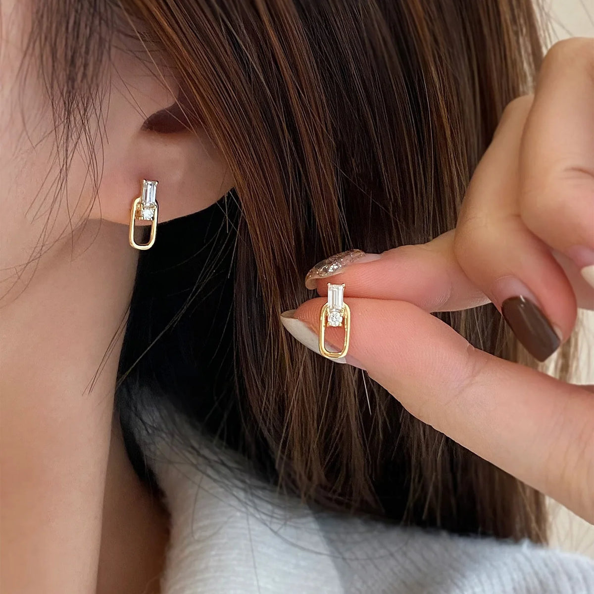 Unique Style S925 Sterling Silver Ear Bone Clip Personalized Simple for Girls MegaBDM