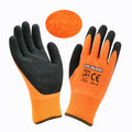 Waterproof Double Layer Textured Latex Work Gloves Winter Safety Gloves Ice Fishing Safety Gloves Freezer Warehouse Gloves