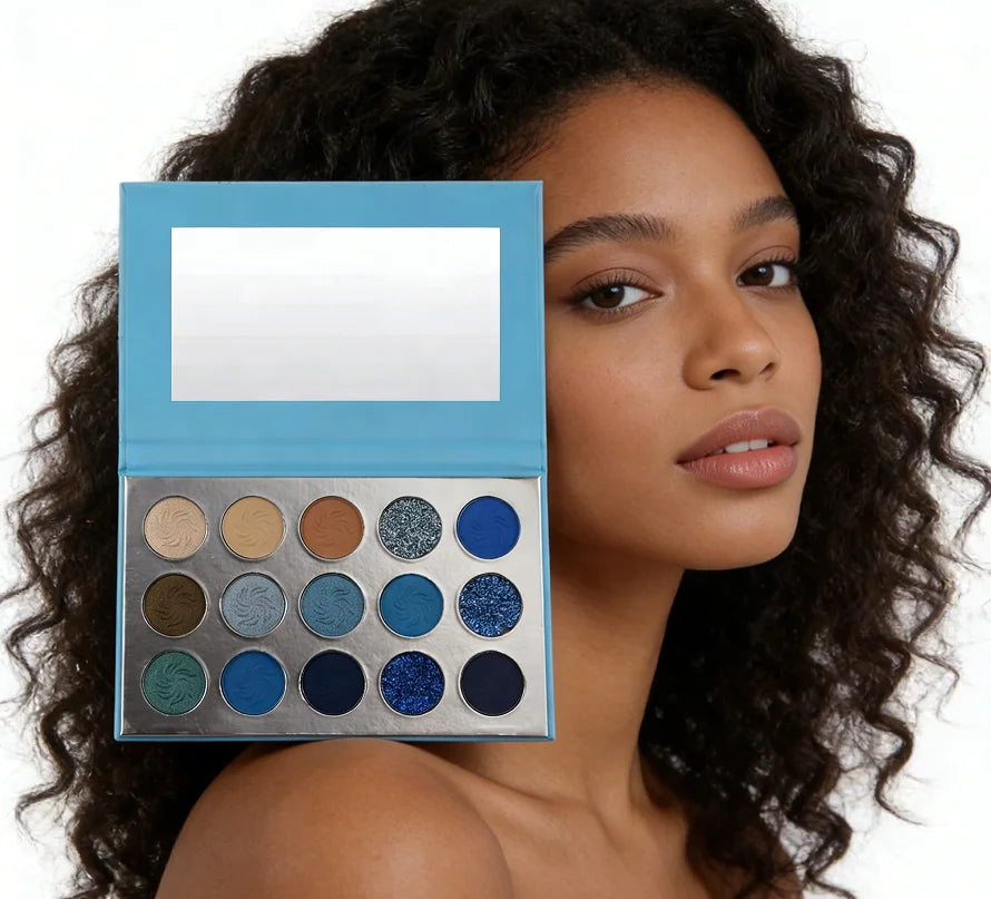 Wholesale ODM Makeup Cosmetics Eyeshadow Palette Matte Waterproof Luminous Powder for Daily Use Chemical Ingredients