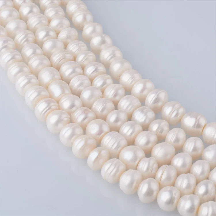 Wholesale a Grade Natural Loose Bead Freshwater Pearl for Jewelry Making Necklace Earrings
