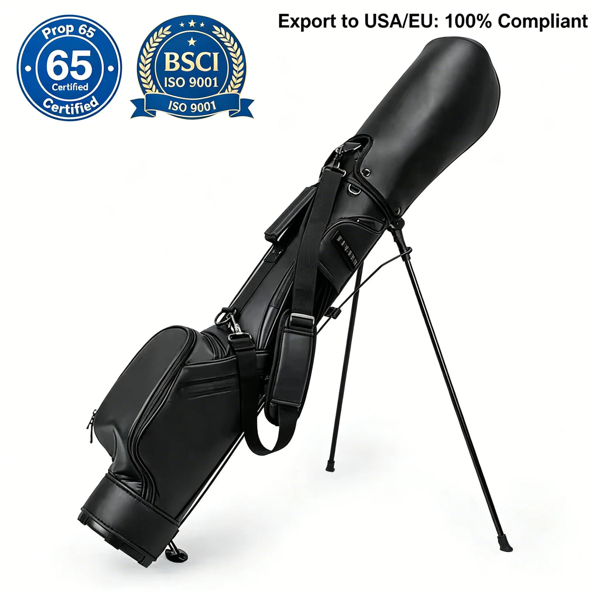 Customizable Logo. Portable Outdoor Travel Nylon Lightweight Stand Golf Bag for Men and Women. Portable Adult Golf Bag. MegaBDM