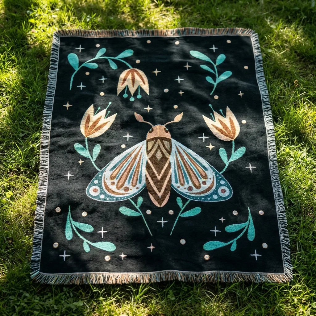 2026 New Arrival Jacquard Woven Design Custom Tapestry Sofa Blanket MegaBDM