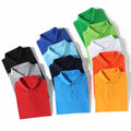 Bangladesh CN Factory Price Custom Logo Embroidery 180G Cotton Men's Polo Shirt Short Sleeve Solid Color Casual Polo Shirt MegaBDM