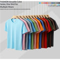 220G Ice Silk 100% Cotton Men Women T Shirt Pure Cotton Loose Fit Crew Neck Short Sleeve Solid Color Cooling Casual T Shirt MegaBDM