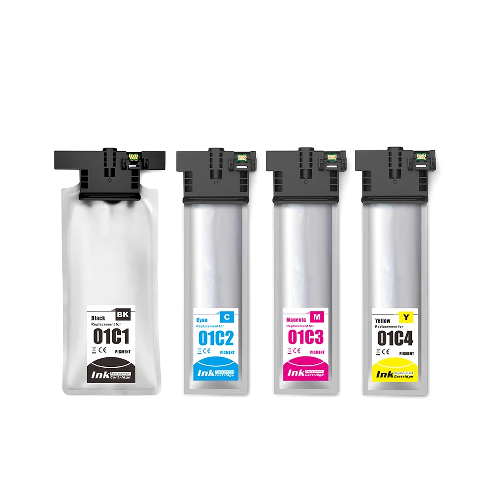 Tatrix T01C1 T01C2 T01C3 T01C3 Color Compatible Printer Ink Cartridge for Epson WorkForce Pro WF-C529R