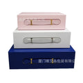 Best Selling Classic Luxury Flat Magnetic Foldable Rigid Paper Gift Boxes UV Coating Embossing Sponge Lining Matt Photo Frame