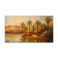 Custom Modern Impressionism Oil Paintings Hand-painted Desert Brush Strokes Arabic Date Palms Canvas Art Prints for Art Projects