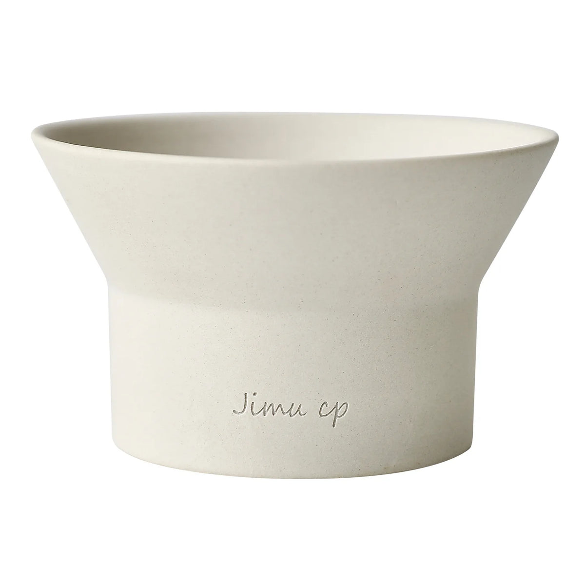 Modern Ceramic Planter Pot with Saucer Minimalist Flared Flower Pot for Indoor Plants Home Decoration MegaBDM