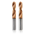 120L Extra Long Tungsten Carbide Drill Bit 58° Straight Shank CNC Twist Drill for Hardened Steel Alloy Metal Processing MegaBDM