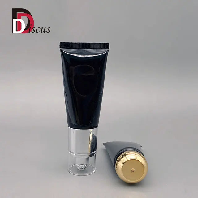 Hot Selling Empty 30ml Black Skincare Cosmetics Packaging Soft SqueezeTubes Containers for Lotion Cream Body Oil