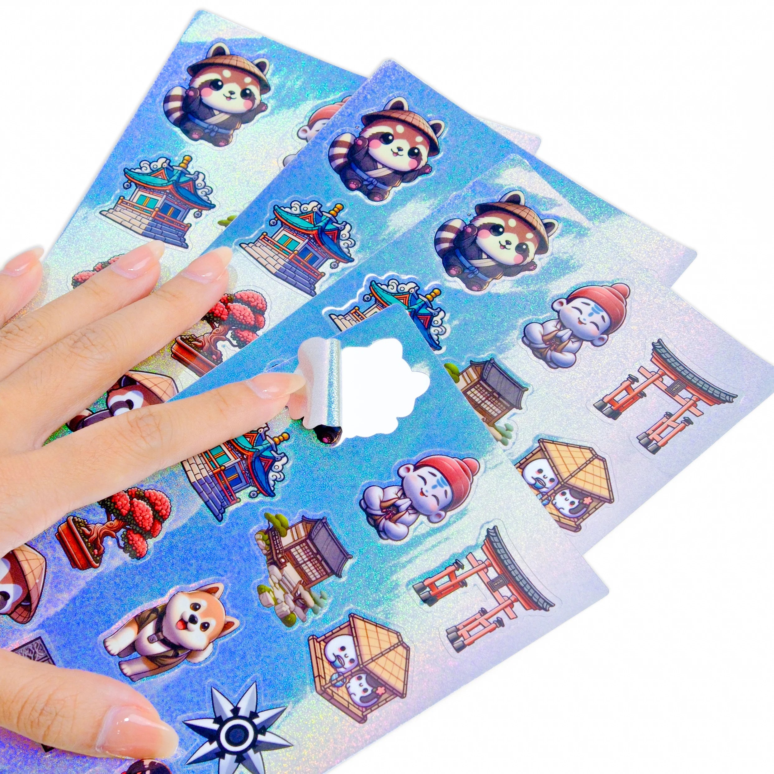 Customized Waterproof Hd Printing Labels Packaging Printing Self-Adhesive Labels Bed Sheet Labels Logo Vinyl Stickers Custom