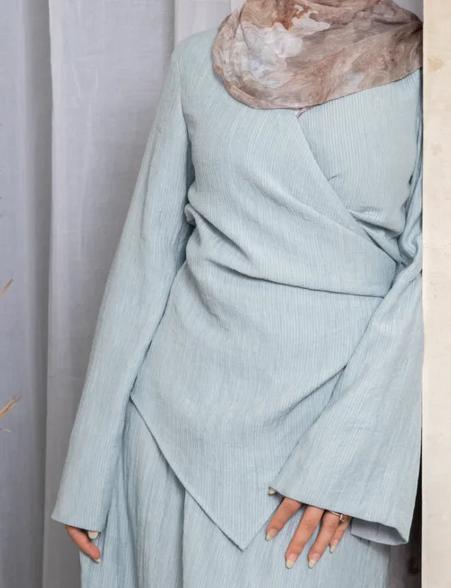YKD104 High-end Fashion Elegant Collar Dignified Fashionable Style Muslim Islamic Clothing Hijabs Casual Style Daily Wardrobe MegaBDM