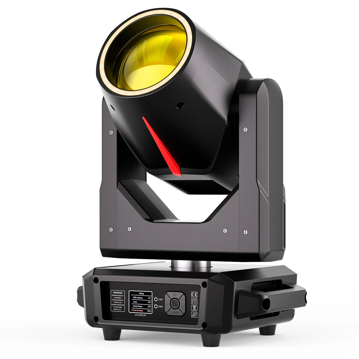 U`King 295W 14R Beam Moving Head Light With Strip Double Prisms Beam Light DMX Stage Effect Lights for Wedding Club Show MegaBDM