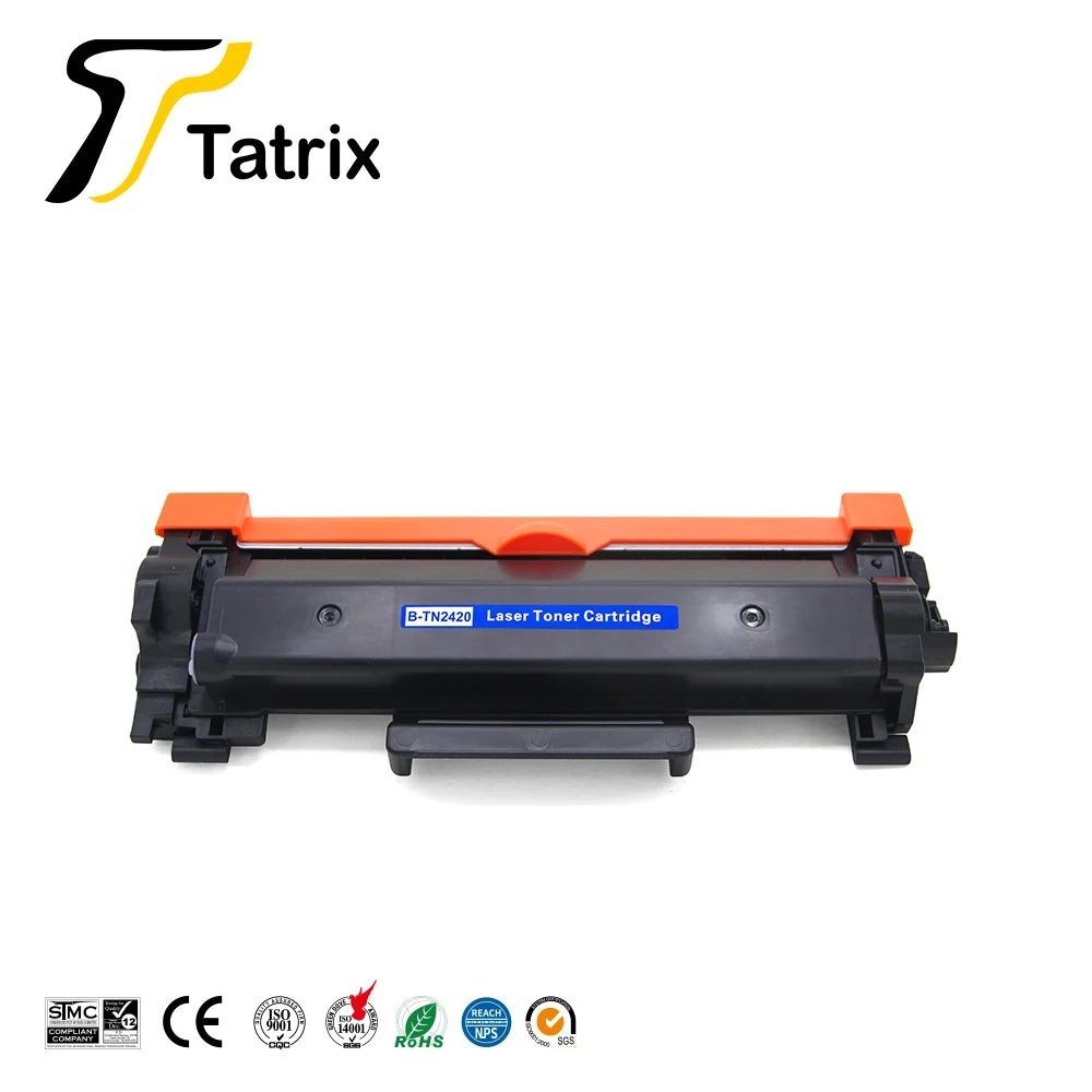 Tatrix TN 2420 TN-2420 Toner Cartridge with Chip Compatible for Brother MFC-L2750DW L2730DW MegaBDM