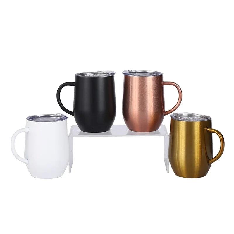 12oz Eco-Friendly Stainless Steel Water Bottle Sublimation Blank Coffee Tumbler Industrial Moroccan Tropical Tea Bulk
