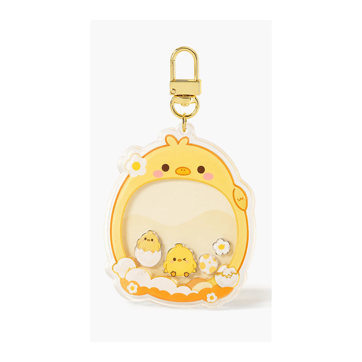 Wholesale Custom Printed Acrylic Shaker Keychain Transparent Epoxy Anime Shaker Charm MegaBDM