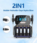 HydroGlow Pro Water Peel with TDA Needle-free Mesotherapy 2 in 1 Device : the Ultimate Facial Hydration Machine for Radiant Skin