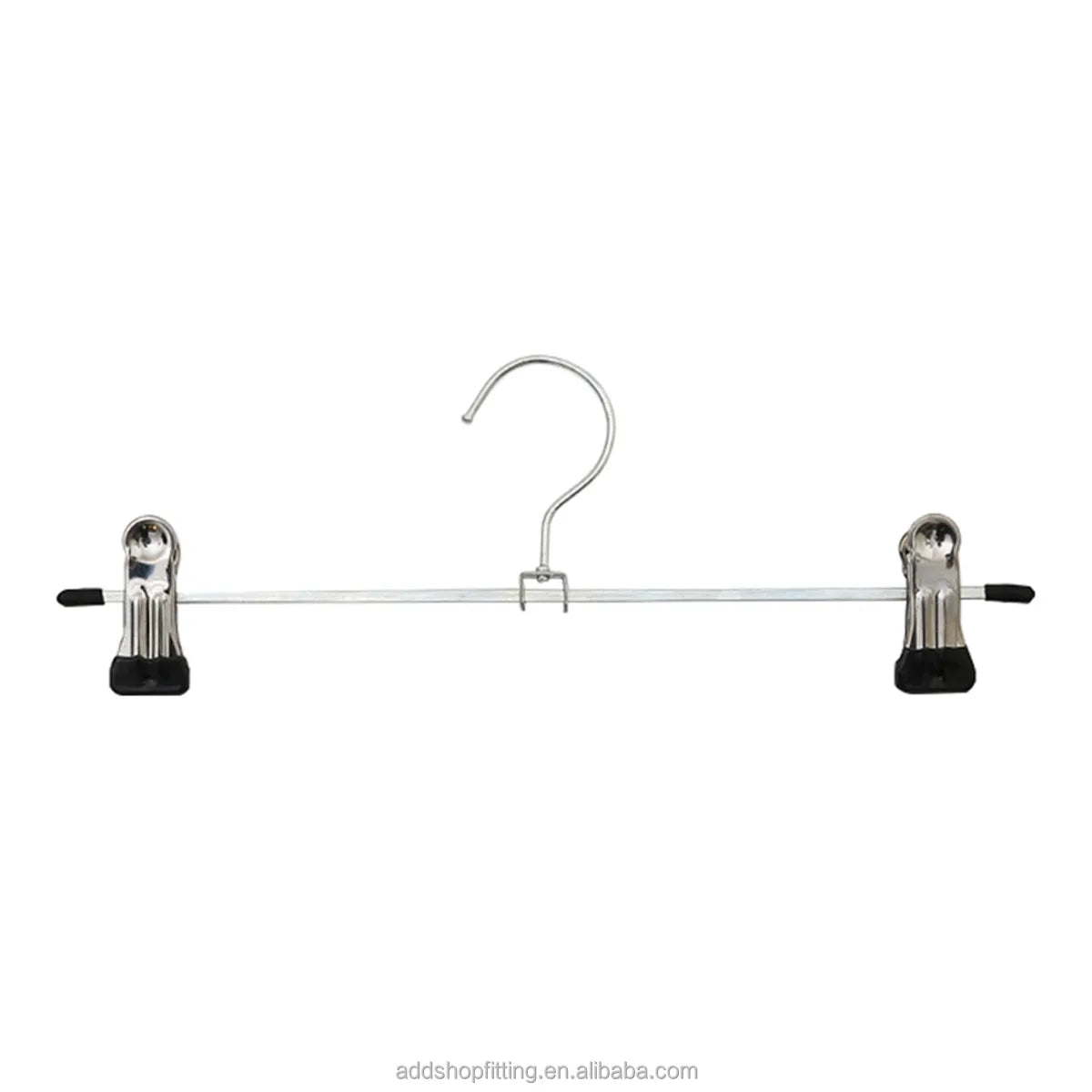 Steel Zinc Plated Metal Clip Trousers Pants Hanger for Clothes Shop