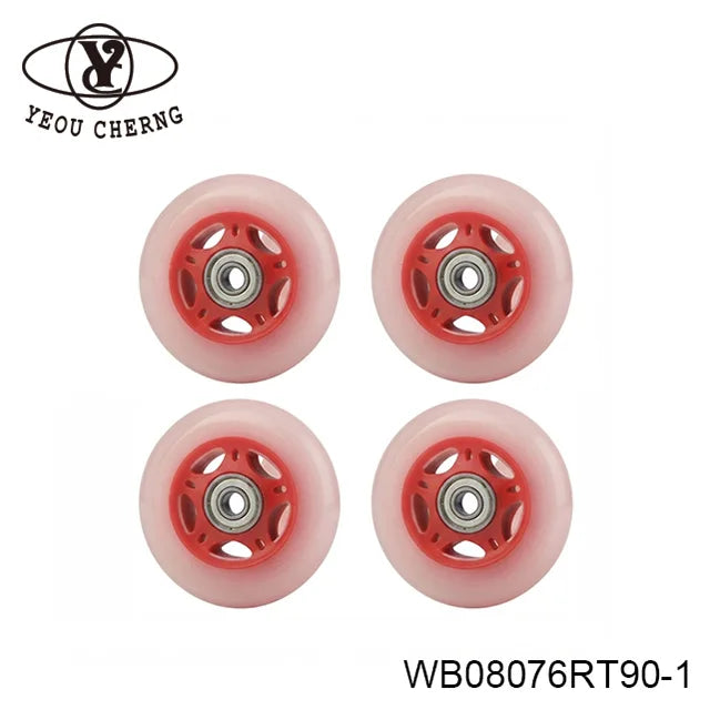 Durable 76x24mm PU Wheels for Conveying and Handling Machinery MegaBDM