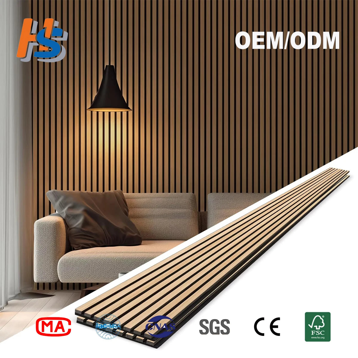 Acoustic Wall Panels Fireproof Moisture Proof Custom Size for Home Office Wall Ceiling Decoration Noise Reduction