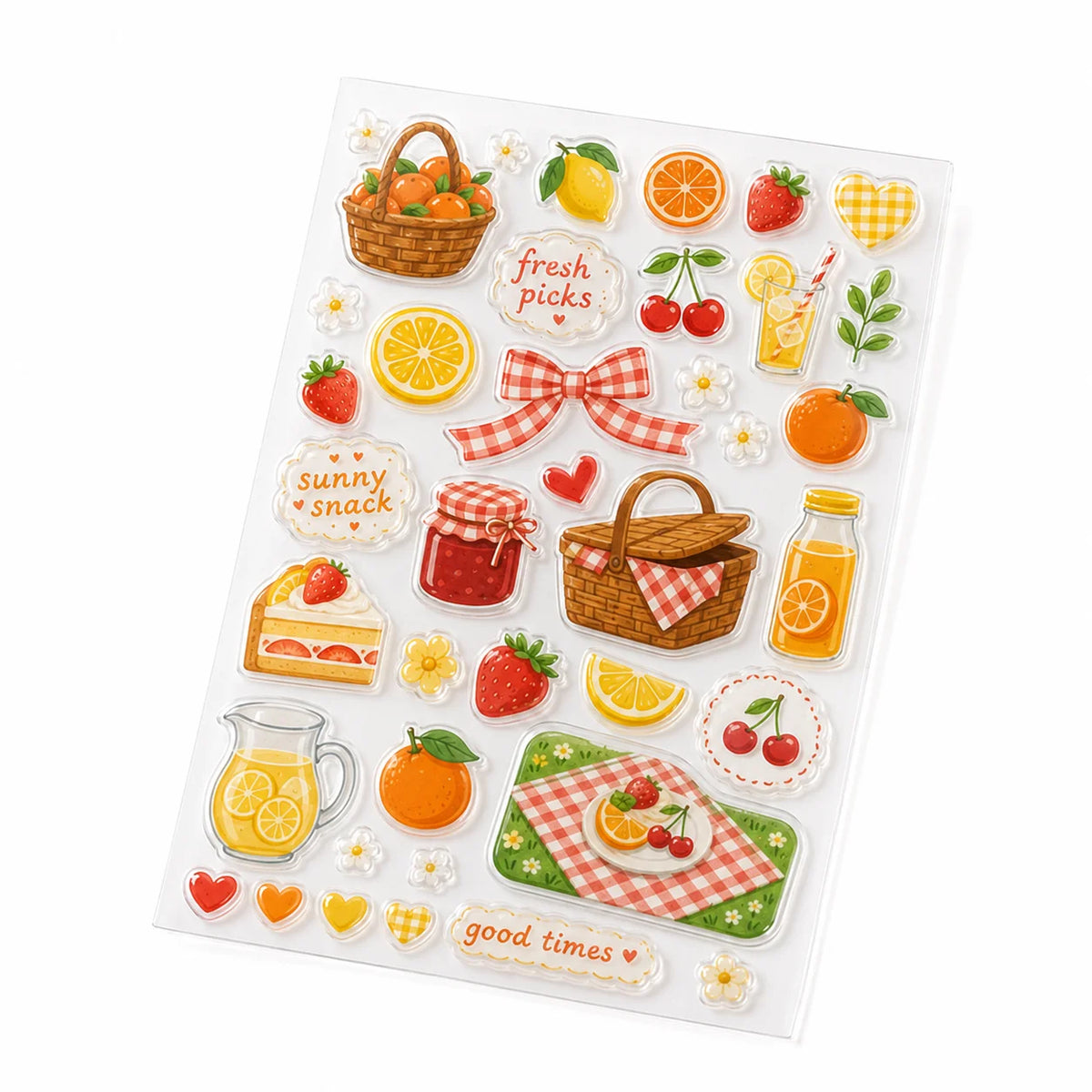 Custom-designed Double-layer Transparent Kiss-cut Stickers (A4 A5 A6) Waterproof PVC Vinyl Sheet Stickers. MegaBDM