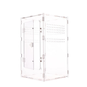Customized Modern Acrylic Reptile Enclosure Terrarium Breathable Rarboreal Reptile Feeding Box for Chameleon Frog Lizard Gecko