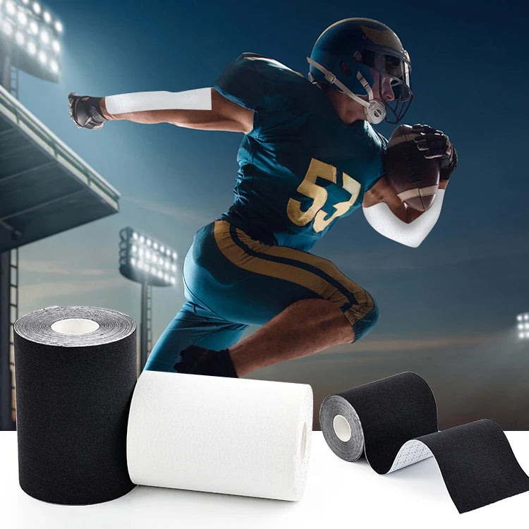 Extra Wide 10cm Football Turf Tape 5m Strong Adhesive Anti-Slip Breathable Water Resistant Easy to Cut Protects From Turf