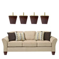 OEM Custom Solid Walnut Wood Sofa Legs Premium Quality Durable Modern Design Apartment Home Office Bedroom Living Room Outdoor