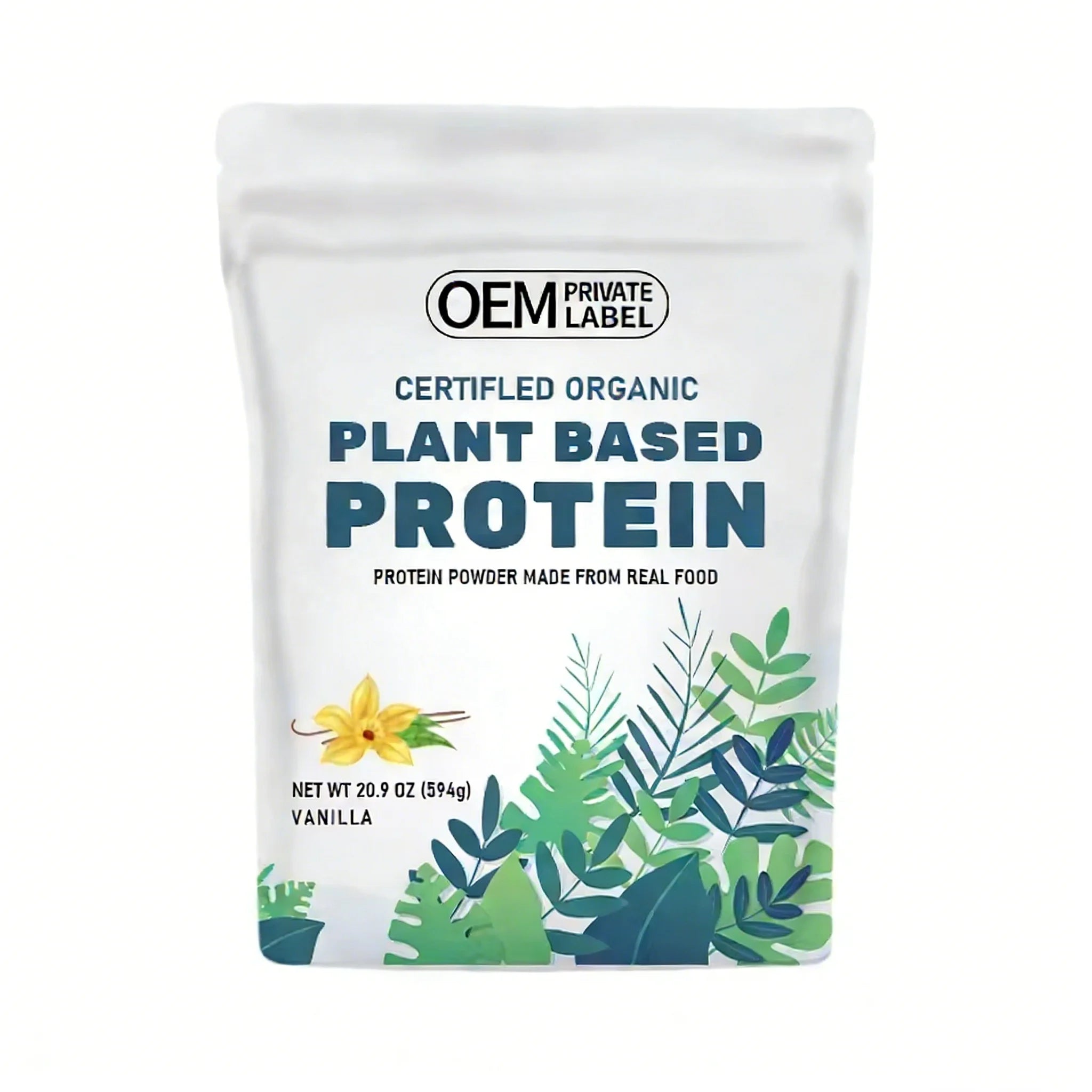OEM Private Label Wholesale Supply 100% Plant Based Health Beneficial Pea Protein Isolate Powder