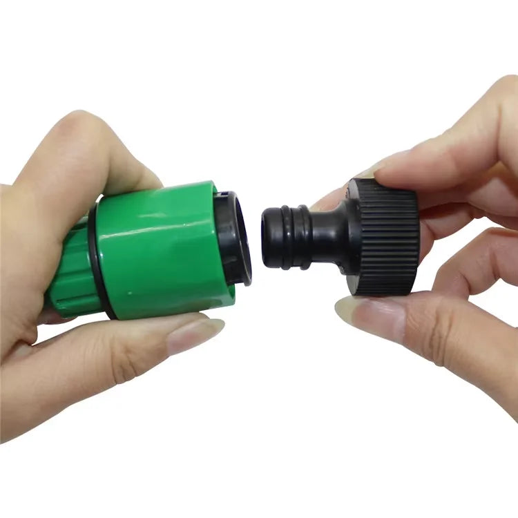 Garden Water Quick Connectors 3/4 Inch Female Thread Water Tap Faucet Joint Hose Adapter Connector MegaBDM