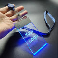 1 LED Electronic Name Badge Custom Logo Magnetic Metal Plastic Name Tag For Hotel Staff Scrolling Display 2026 new product