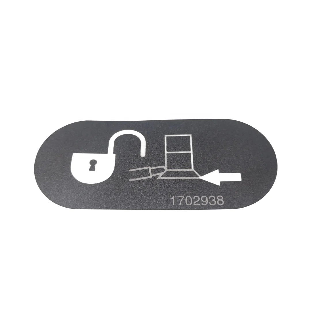 HNARL JLG Parts Soft Touch Override Decal for Use on Numerous 1702938