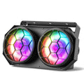 U`King 2 Eyes Blinder Light 2x100W COB Blinder LED RGB Stage Audience Par Light for DJ Disco Party Wedding Nightclub Show MegaBDM