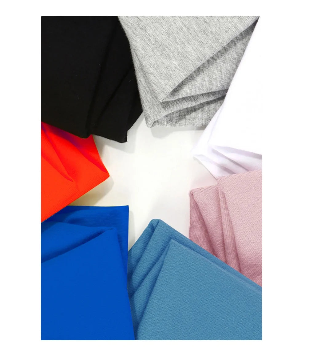 OEM Customized Logo Design Men's and Women's Loose Solid Color Base Shirt 180g Cotton Round Neck Drop Shoulder t Shirt