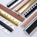 Durable PUYE Aluminum Tile Edge Strips Waterproof Kitchen Bathroom Outdoor Use Living Room Modern Metal Accessories Seamless