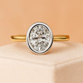 Elegant 2.50 Carat Oval Cut Moissanite Solitaire Ring Sterling Silver Hidden Halo IGI Certified Wedding & Party Jewelry