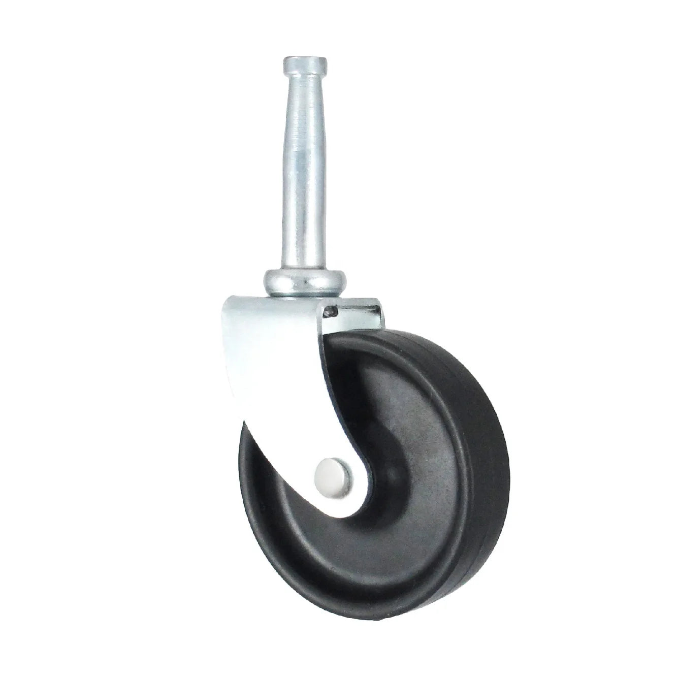 50mm Swivel Grip Neck Stem Casters Wheel Versatile for Hospital School Bathroom Warehouse Gym Living Room Dining Kitchen
