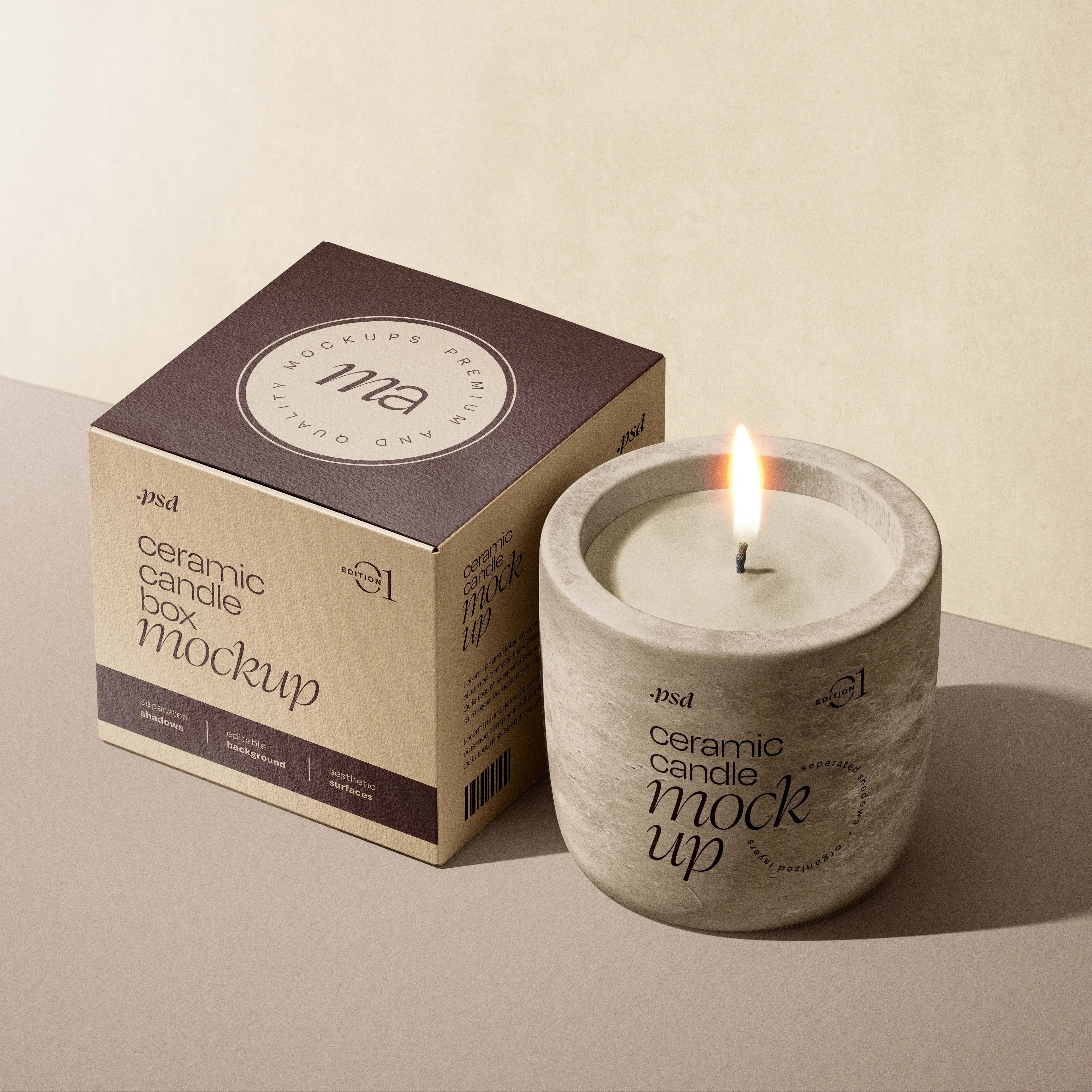 Wholesale Custom Logo Embossed Matt Laminated Art Paper Candle & Face Cream Packaging Boxes High-End Luxury