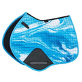 Most Selling Horse Saddle Pad with Marble Jumping Shape Fabric Lining for Horse Riding & Competition