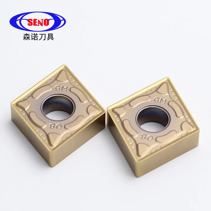 Hard Coating CNMG 120408 Bronze Inserts Tungsten Carbide Material CNC Turning Inserts